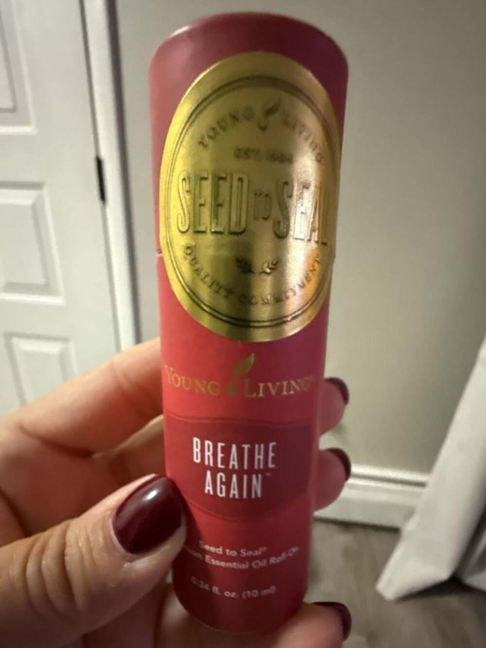 Young Living Breathe Again Essential Oil Roll-On Size 10 ml